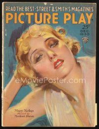 4p083 PICTURE PLAY magazine December 1930 great artwork of sexy Mary Nolan by Modest Stein!