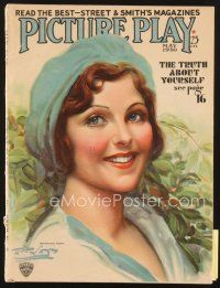 4p077 PICTURE PLAY magazine May 1930 art of pretty smiling Barbara Kent!