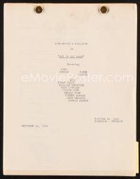 4p207 SON OF ALI BABA continuity & dialogue script Dec 31, 1951, screenplay by Gerald Drayson Adams