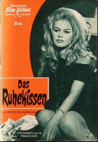 4p260 LOVE ON A PILLOW German program '62 many different images of sexy Brigitte Bardot!