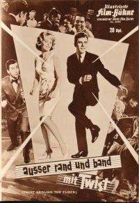 4p282 TWIST AROUND THE CLOCK German program '62 different images of Chubby Checker & dancing teens!