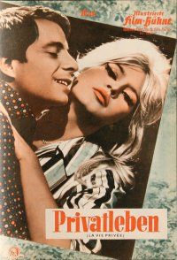 4p283 VERY PRIVATE AFFAIR German program '62 Louis Malle, different images of sexy Brigitte Bardot!