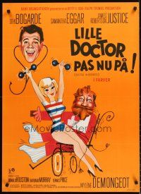 4r412 DOCTOR IN DISTRESS Danish '64 Dr. Dirk Bogarde's wackiest prescription, Samantha Eggar!