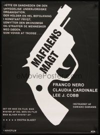 4r449 MAFIA Danish '69 Lee J. Cobb & Claudia Cardinale, different art of pistol!