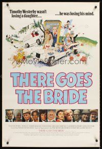 4r028 THERE GOES THE BRIDE English 1sh '80 Tom Smothers, Twiggy, Martin Balsam, Sylvia Sims!