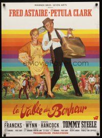 4r680 FINIAN'S RAINBOW French 23x32 '68 Fred Astaire, Petula Clark, directed by Francis Coppola!