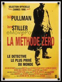 4r800 ZERO EFFECT French 15x21 '98 Bill Pullman, Ben Stiller, cool poster design!