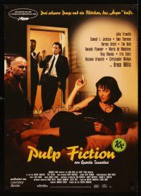4r051 PULP FICTION German '94 Quentin Tarantino, Uma Thurman, Bruce Willis, Samuel L. Jackson!
