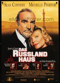 4r052 RUSSIA HOUSE German '91 great close-up of Sean Connery & Michelle Pfeiffer!