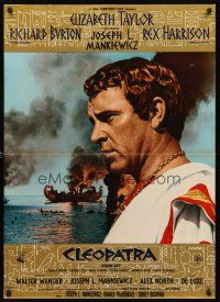 4r300 CLEOPATRA roadshow Italian lrg pbusta '63 Joseph Mankiewicz, cool image of Richard Burton!