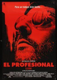 4r275 PROFESSIONAL Spanish '95 Luc Besson's Leon, cool close-up of Jean Reno!