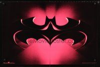 4s640 BATMAN & ROBIN commercial poster '97 great art of updated Bat logo!