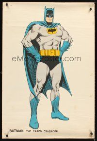 4s594 BATMAN commercial poster '66 wonderful art of comic book character, Caped Crusader!