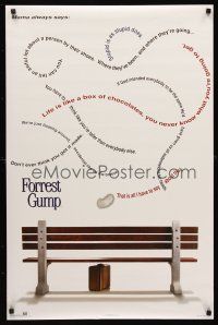 4s657 FORREST GUMP commercial poster '94 best Tom Hanks quotes from Robert Zemeckis classic!