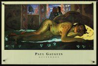4s088 PAUL GAUGUIN commercial art print '90s Paul Gauguin art of nude from 1897!