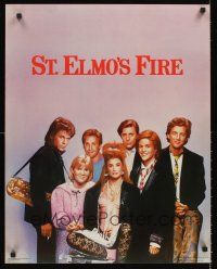 4s685 ST. ELMO'S FIRE commercial poster '85 Rob Lowe, Demi Moore, Estevez, Ally Sheedy, brat pack!