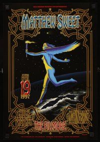 4s153 MATTHEW SWEET: THE FILLMORE concert poster '97 San Fransisco, cool Phillips art!