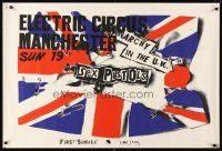 4s157 SEX PISTOLS: ELECTRIC CIRCUS MANCHESTER English concert poster '76 classic punk concert!