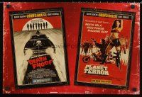 4s725 GRINDHOUSE 2-sided video mini poster '07 Rodriguez & Tarantino, Planet Terror & Death Proof!