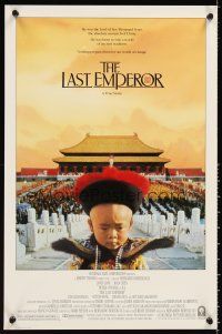 4s730 LAST EMPEROR mini poster '87 Bernardo Bertolucci epic, image of young Chinese emperor w/army!