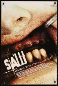 4s748 SAW III mini poster '06 Tobin Bell, Shawnee Smith, wild gross-out image!