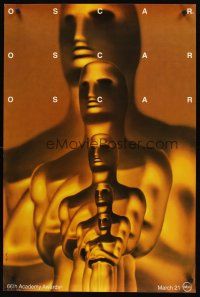 4s354 66TH ANNUAL ACADEMY AWARDS TV special 24x36 '94 Saul Bass art of Oscar!