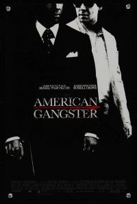4s709 AMERICAN GANGSTER mini poster '07 Denzel Washington, Russell Crowe, Ridley Scott directed!