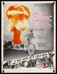 4s363 ATOMIC CAFE special 18x24 '82 great colorful nuclear bomb explosion image!