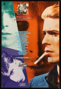 4s172 DAVID BOWIE: CHANGESBOWIE special music 24x36 '90s cool Album release poster!