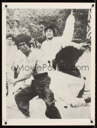 4s415 ENTER THE DRAGON special 18x23 '73 Bruce Lee kung fu classic, cool image!