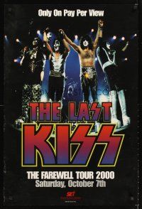4s152 LAST KISS FAREWELL TOUR 2000 TV concert special 24x36 '00 concert broadcast!