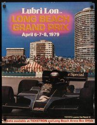 4s313 LONG BEACH GRAND PRIX special 17x22 '79 Formula One racing, Mario Andretti!