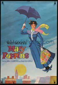 4s483 MARY POPPINS Shasta tie-in special 24x35 '64 Julie Andrews in title role in Disney's classic!