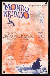4s494 MONDO WEIRDO special 11x17 '97 Bimbo's Initiation, Freaks, cult film festival!