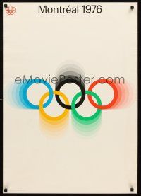 4s315 MONTREAL 1976 special 24x33 1972 summer Olympic sports in Canada!