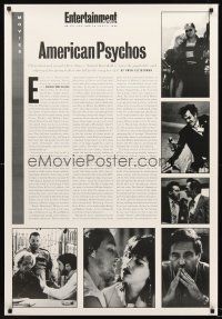 4s498 NATURAL BORN KILLERS Entertainment Weekly style special 28x41 '94 Stone, Harrelson & Lewis!