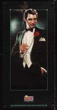 4s504 NOSTALGIA MERCHANT video special 20x40 '85 cool Drew Struzan art of smoking Cary Grant!