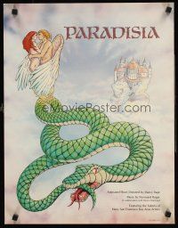 4s509 PARADISIA special 17x22 '87 cool fantasy Marcy Page art of snake-angel people!