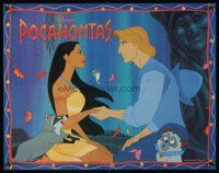 4s516 POCAHONTAS special 22x28 '95 Walt Disney, Native American Indians, great cartoon art!