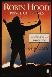4s528 ROBIN HOOD PRINCE OF THIEVES special 24x36 '91 Kevin Costner, soundtrack by Bryan Adams!