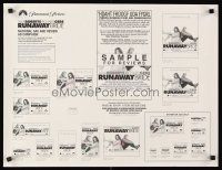 4s537 RUNAWAY BRIDE 3 19x25 ad slicks '99 great images of Richard Gere with Julia Roberts!