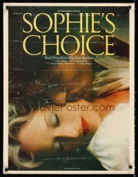 4s547 SOPHIE'S CHOICE int'l special 16x21 '82 Alan J. Pakula directed, Meryl Streep & Kevin Kline!
