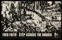 4s565 STEP ACROSS THE BORDER soundtrack special 15x23 '90 Fred Firth avant-garde music documentary!
