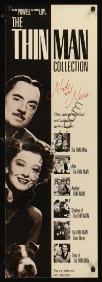 4s571 THIN MAN COLLECTION video special 12x36 '05 William Powell & Myrna Loy!