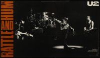 4s204 U2 RATTLE & HUM special 20x34 '88 Bono, The Edge, Larry Mullen Jr, & Adam Clayton!