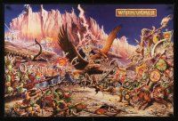 4s342 WARHAMMER special 24x36 '80s tabletop fantasy battle action miniatures!