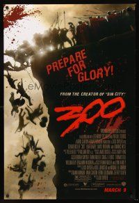 4t004 300 advance DS 1sh '07 Zack Snyder directed, Gerard Butler, prepare for glory!