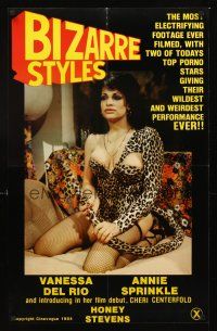 4t023 BIZARRE STYLES video poster R84 Vanessa Del Rio in sexy leopard outfit!
