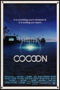 4t219 COCOON 1sh '85 Ron Howard classic, Don Ameche, Wilford Brimley, Tahnee Welch