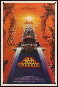4t308 MAD MAX 2: THE ROAD WARRIOR 1sh '82 Mel Gibson returns as Mad Max, art by Commander!